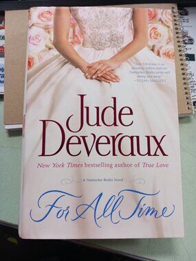 For All Time A Nantucket Brides Novel by Jude Deveraux HC DJ 1st Edition NEW